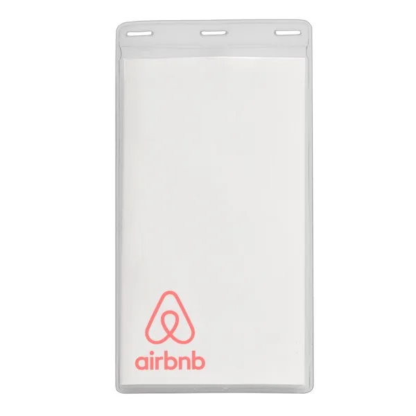 4" x 8" Printed Oversized Vertical Vinyl Pouch