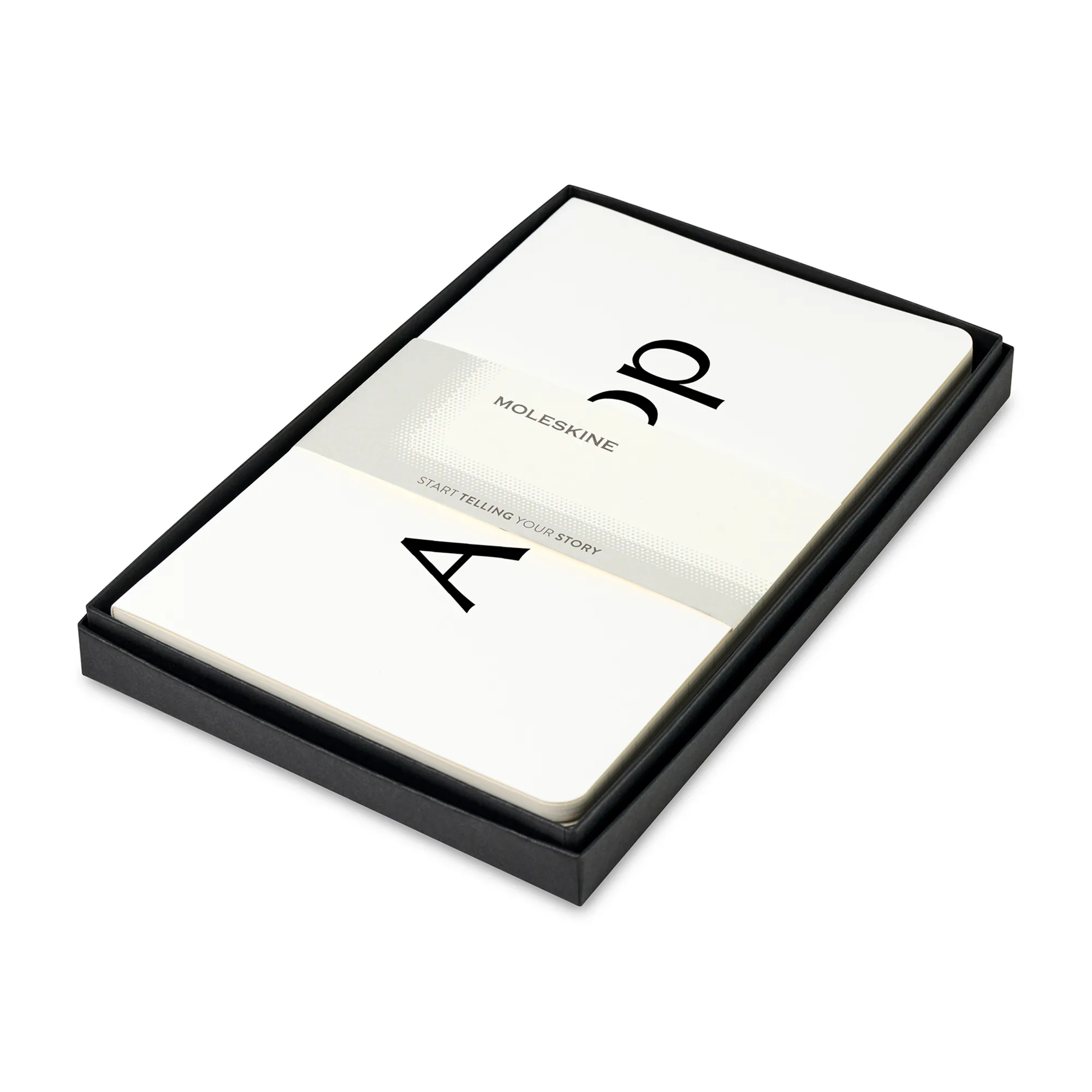 Moleskine® Large Volant Gift Set - White