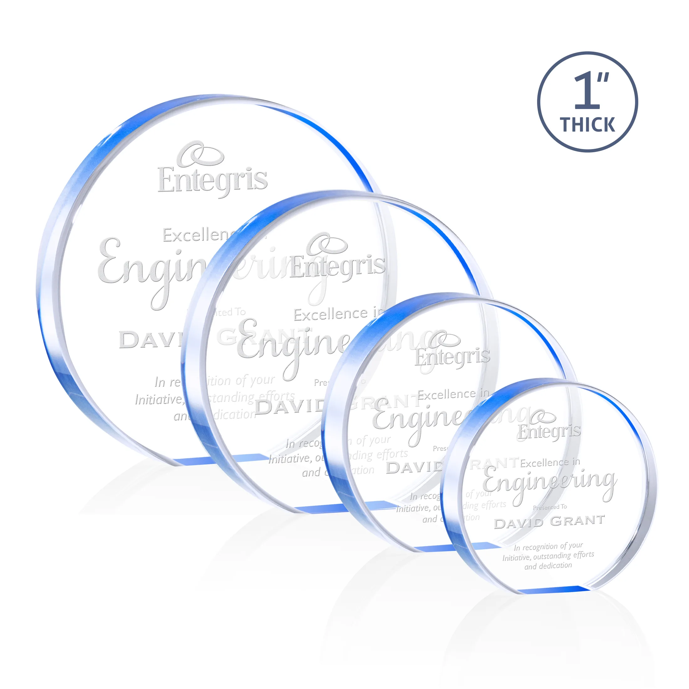 Laser Engraving, Blue