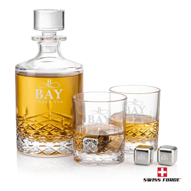 Whiskey Stone Set, Laser Engraving