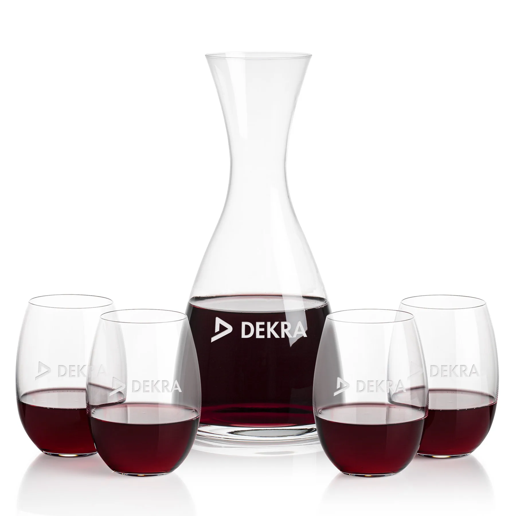 Carafe & 4 Stemless