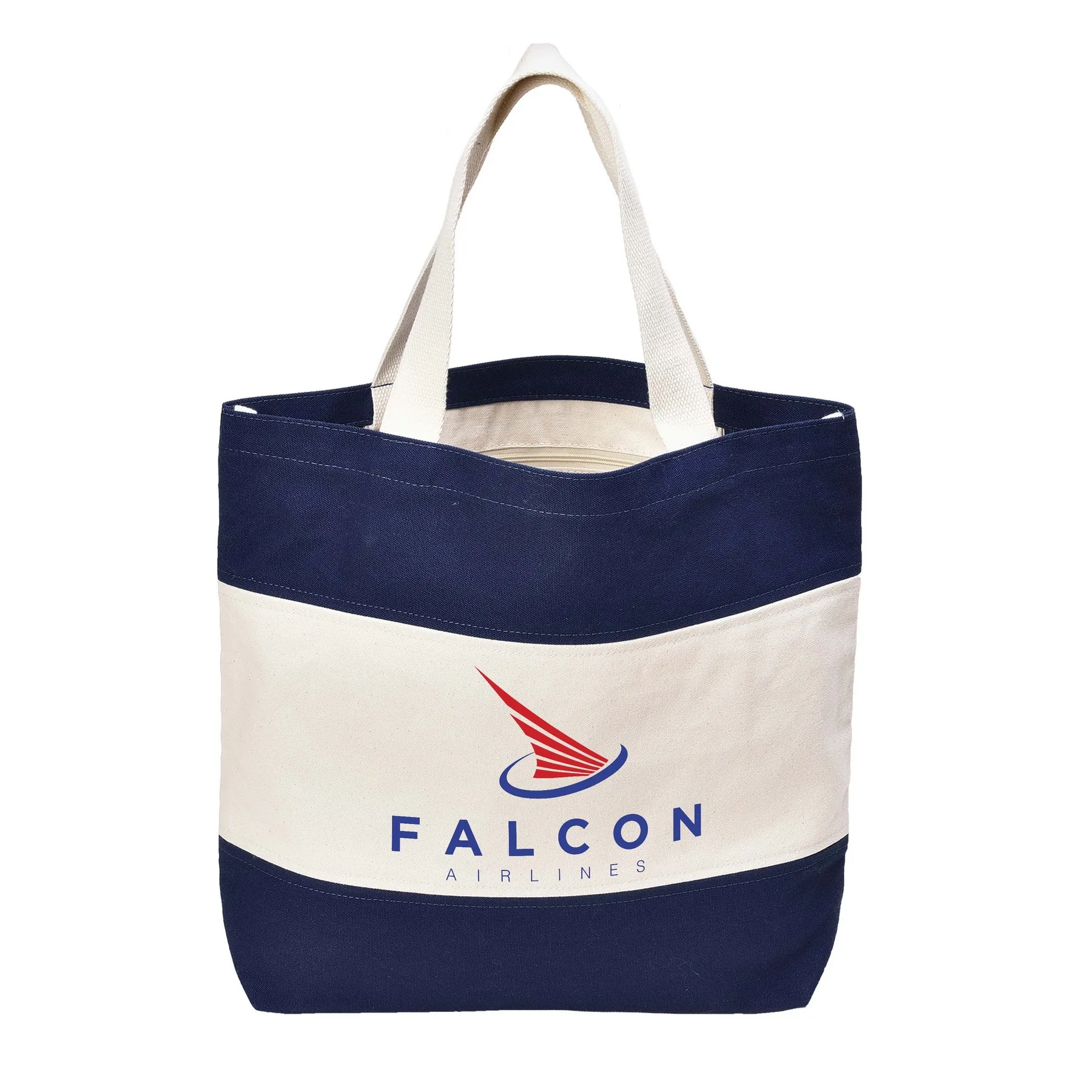 Striped Canvas Tote view 6