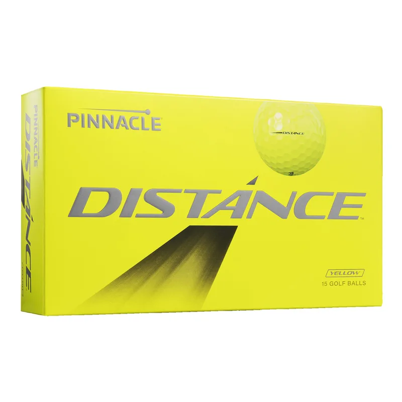 Pinnacle Distance Golf Balls 15-Ball Pack - Yellow