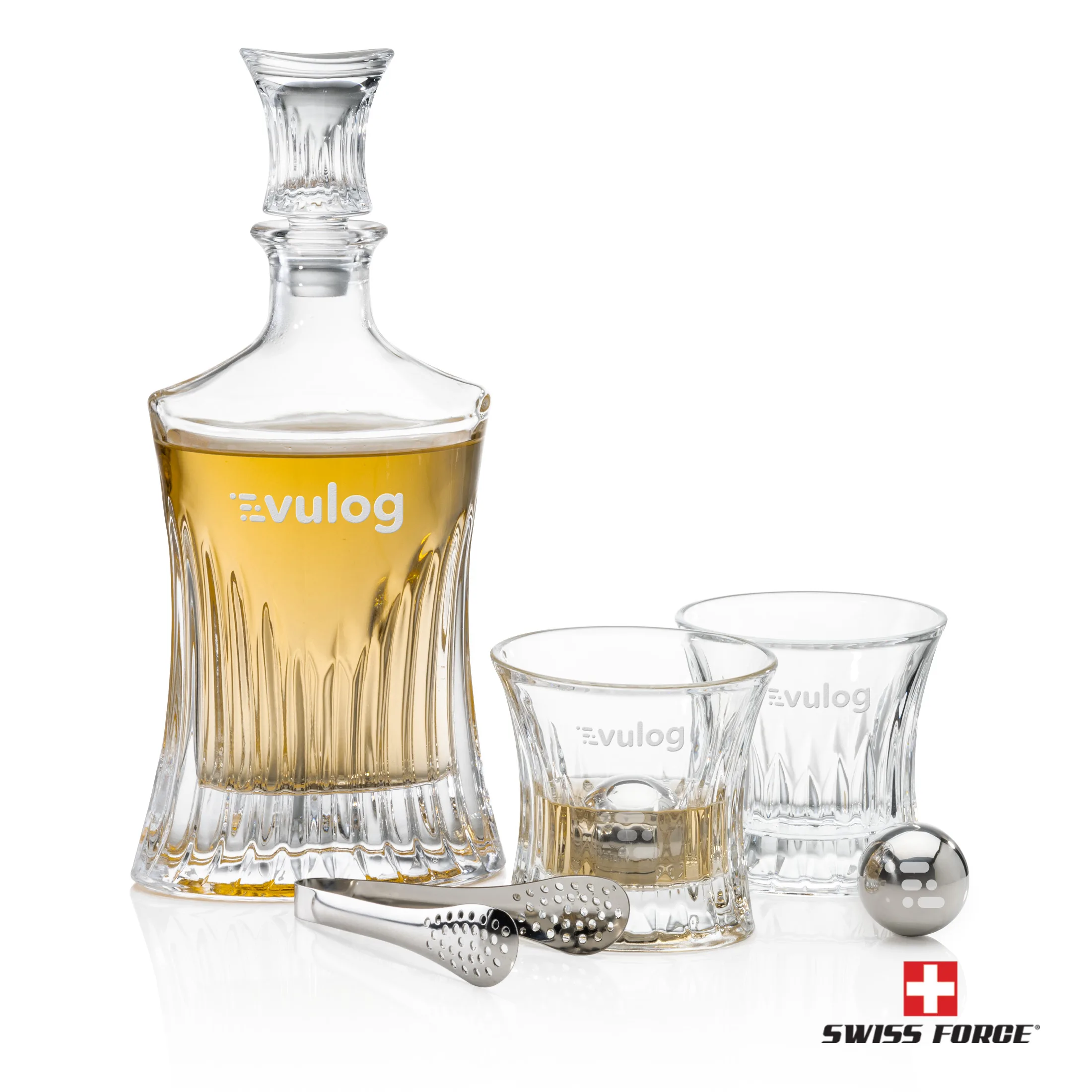 Whiskey Ball Set, Laser Engraving
