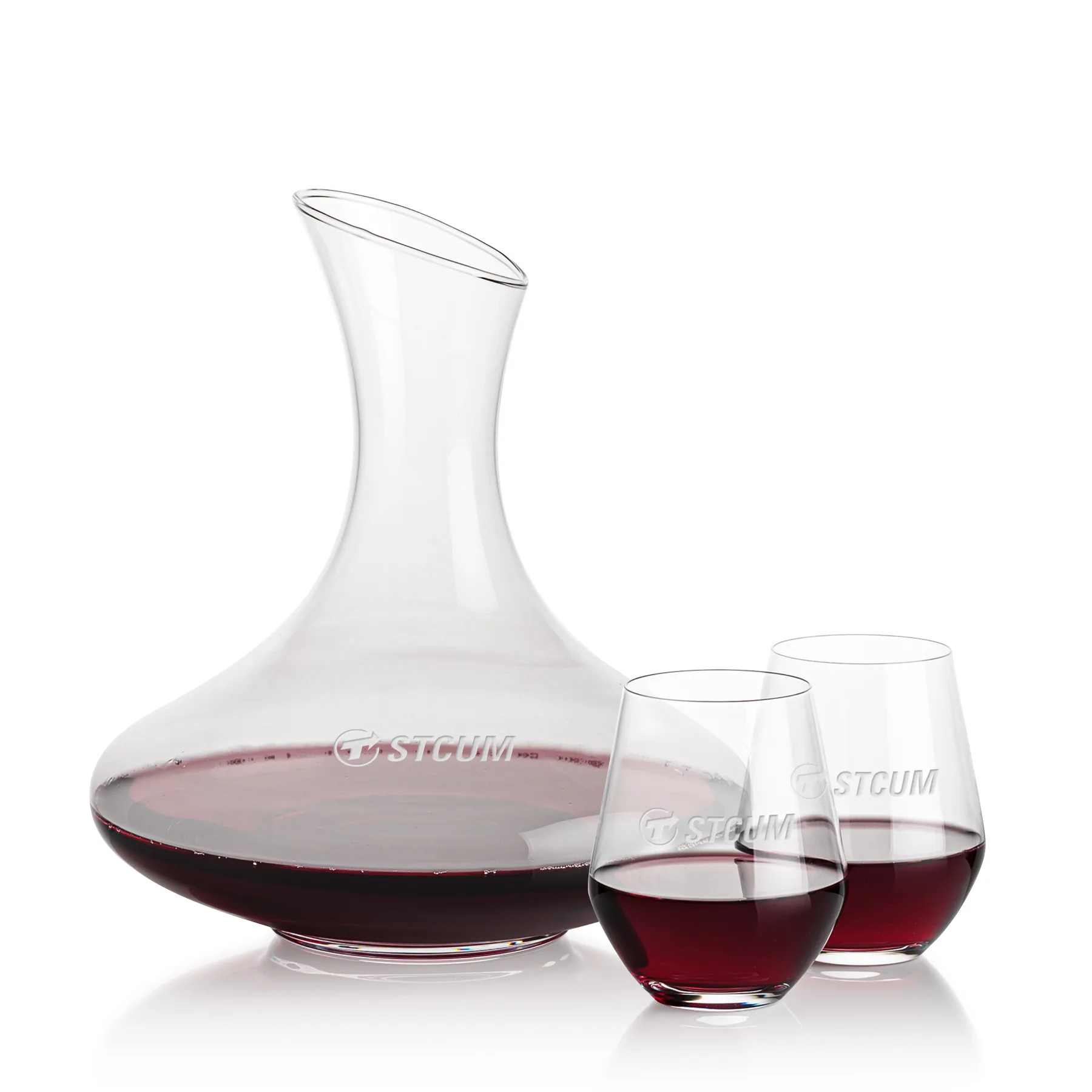 Carafe & 2 Stemless