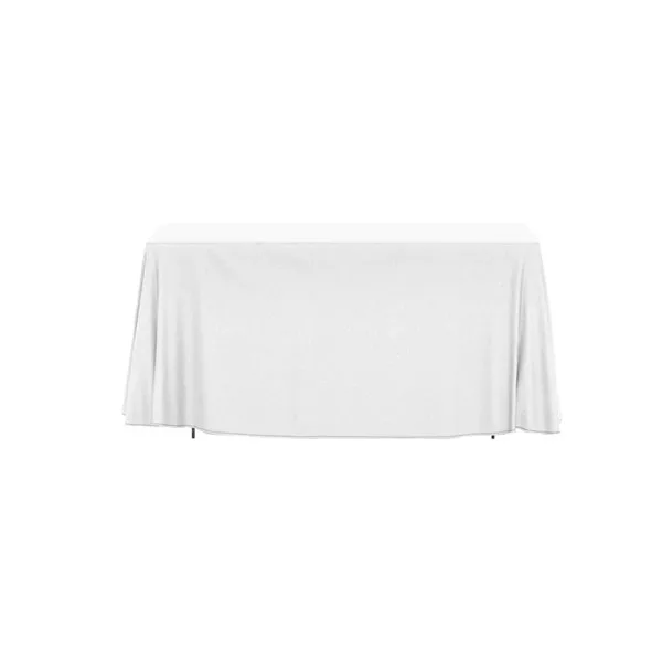 IMPORT 4' Open-Back Full Color Drape Table Throw view 3