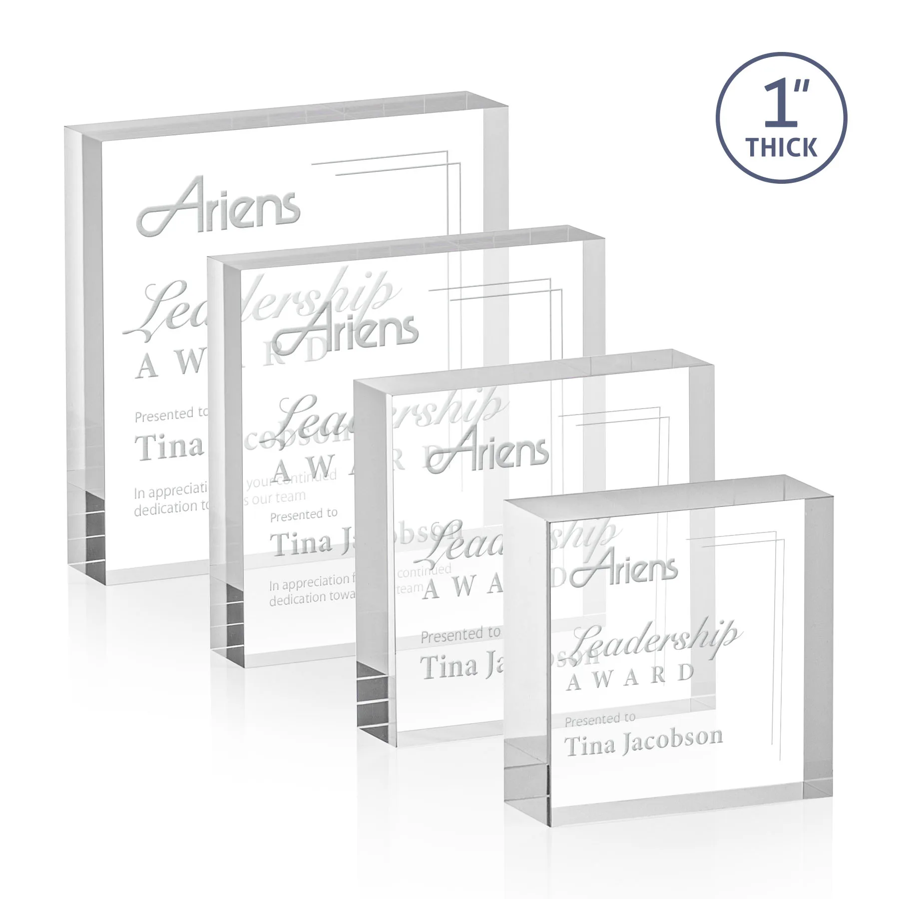 Laser Engraving, Clear
