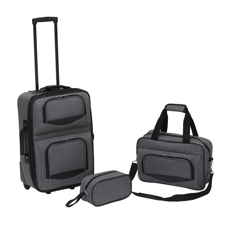 PremiumBag 3Pc Luggage Set Heather Gray