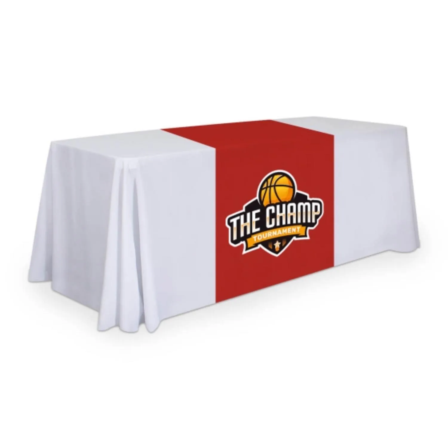 Custom 24" Wide Dye Sublimated Satin Table Runner view 3