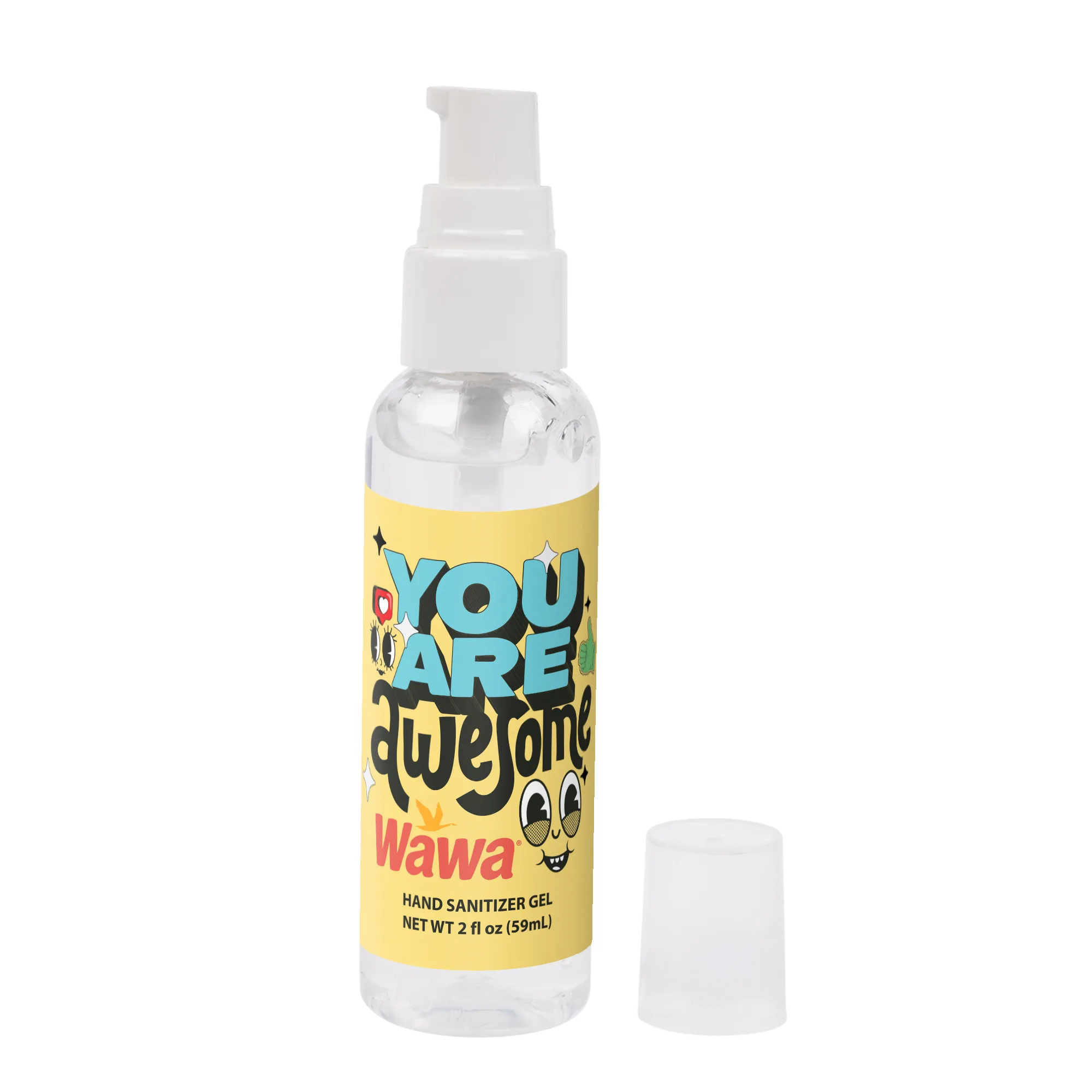2 oz. Hand Sanitizer Gel with Pump Top view 3