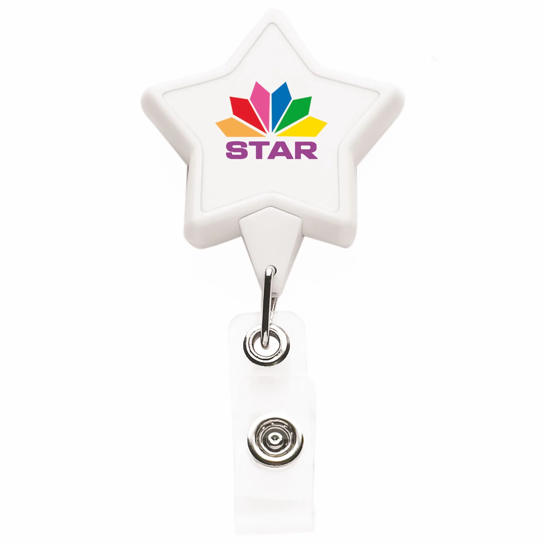Star Retractable Badge Reel view 6