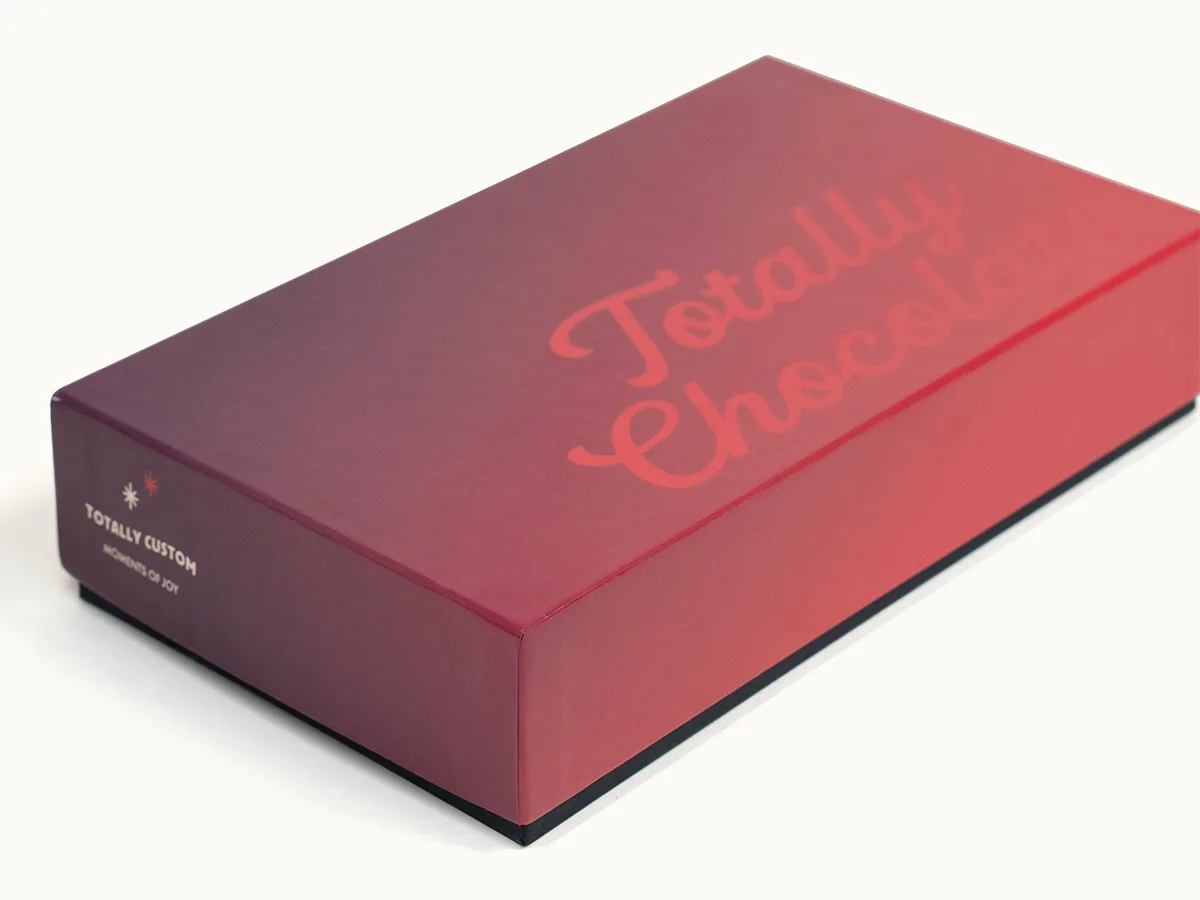 1 Lb. Chocolate Gift Bar - LUXE Packaging view 6