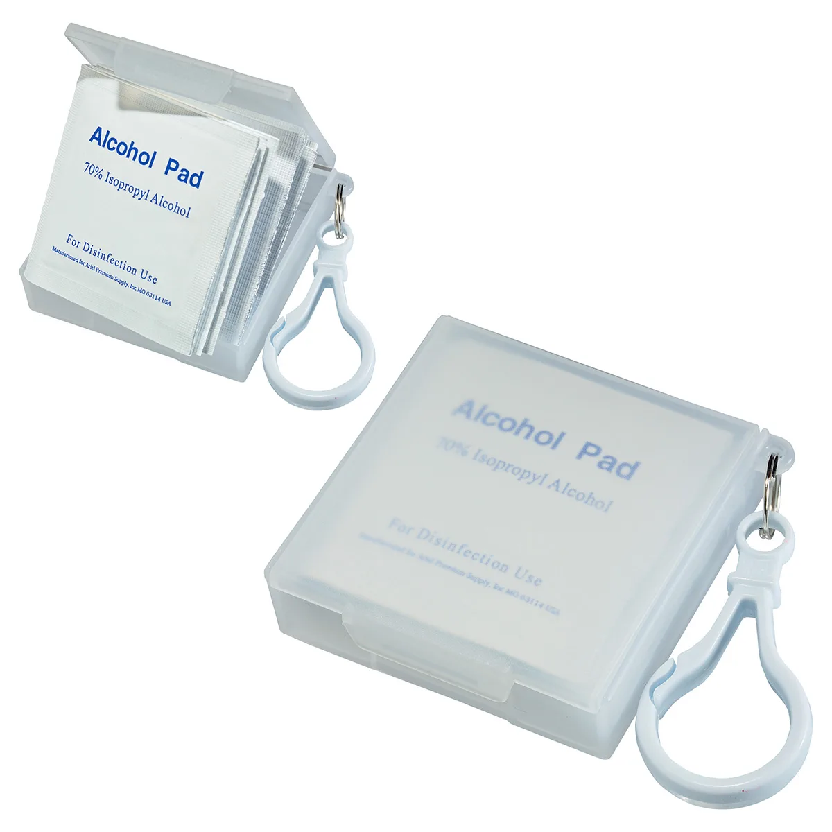 Handy Pack Sanitizing Wipes with Carabiner view 2