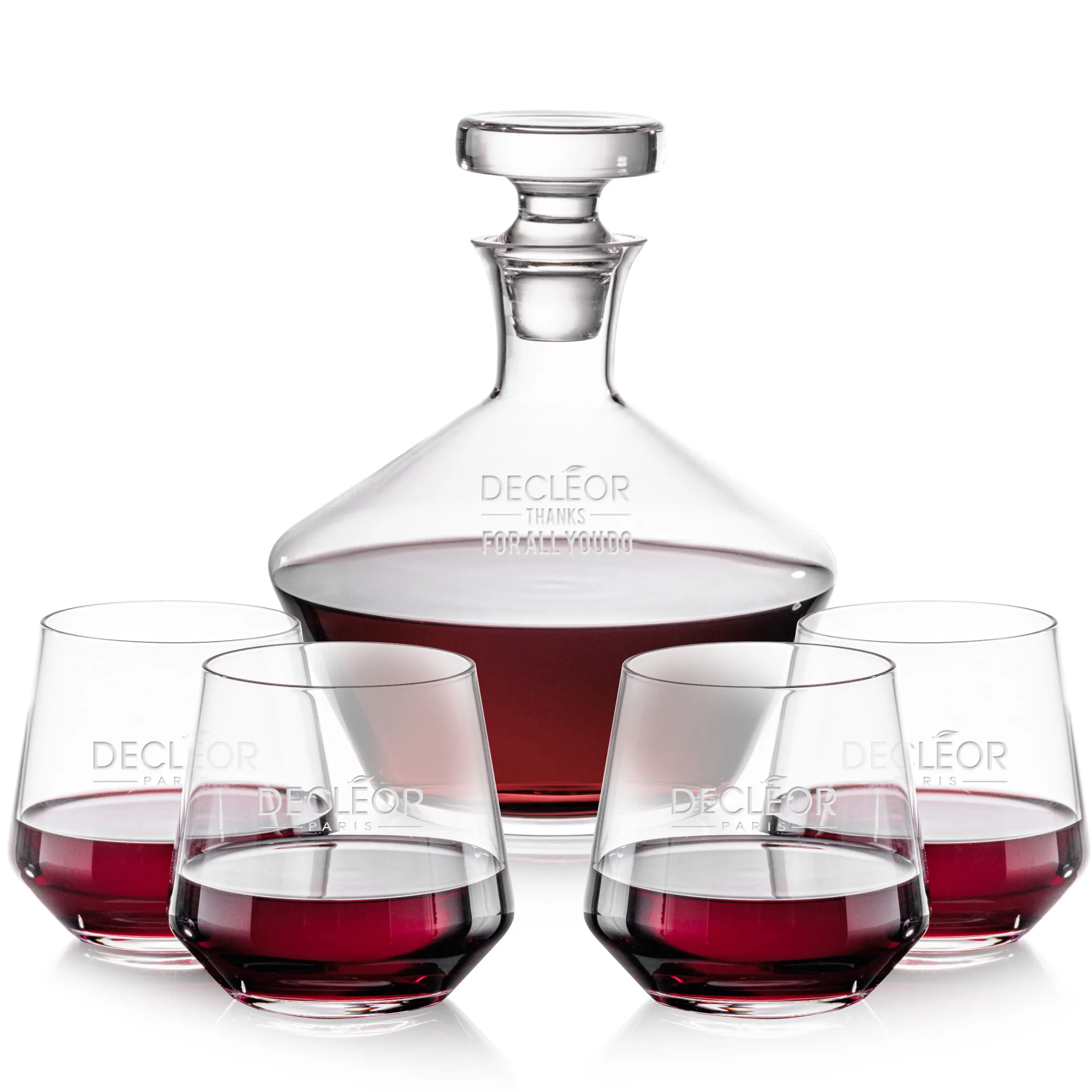 Decanter Set, Decanter & 4 Wine