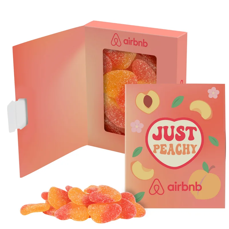 Book Window Box- Peachy Hearts