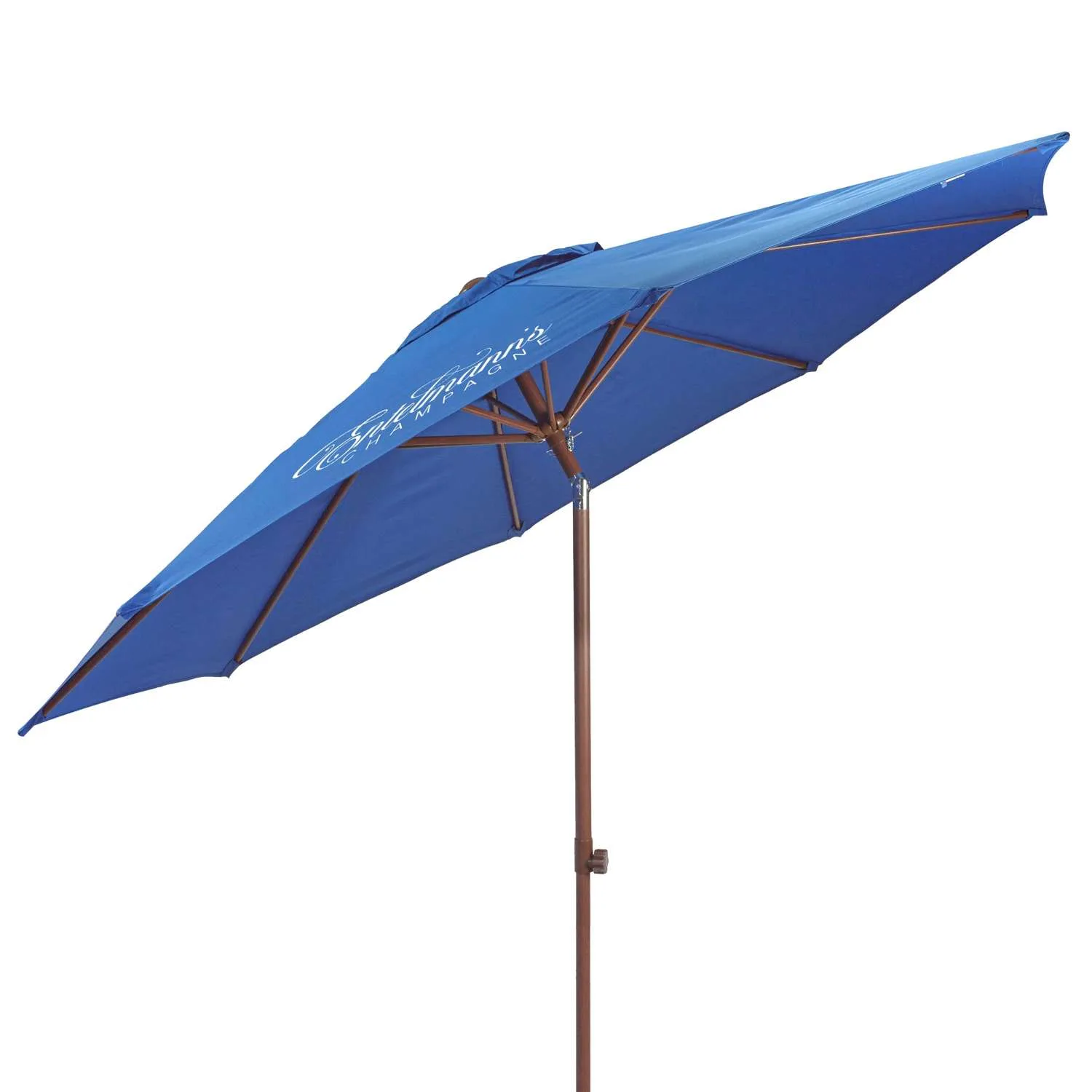 7' Wood Look Tilting Market Umbrella Kit (1 Imprint) view 3