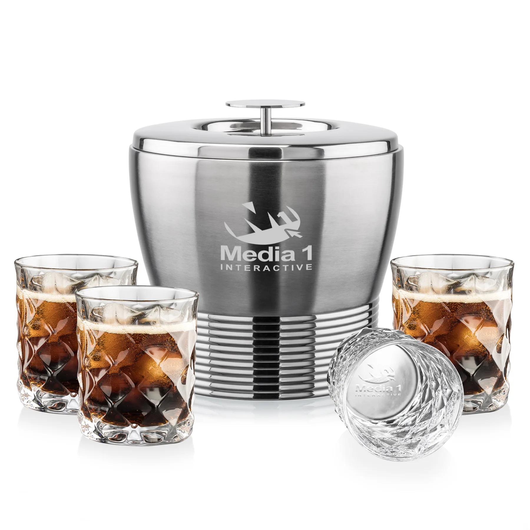 Genoa Bucket Set, Laser Engraving, Set of 5