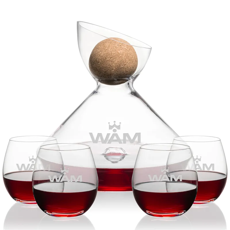 Carafe & 4 Stemless