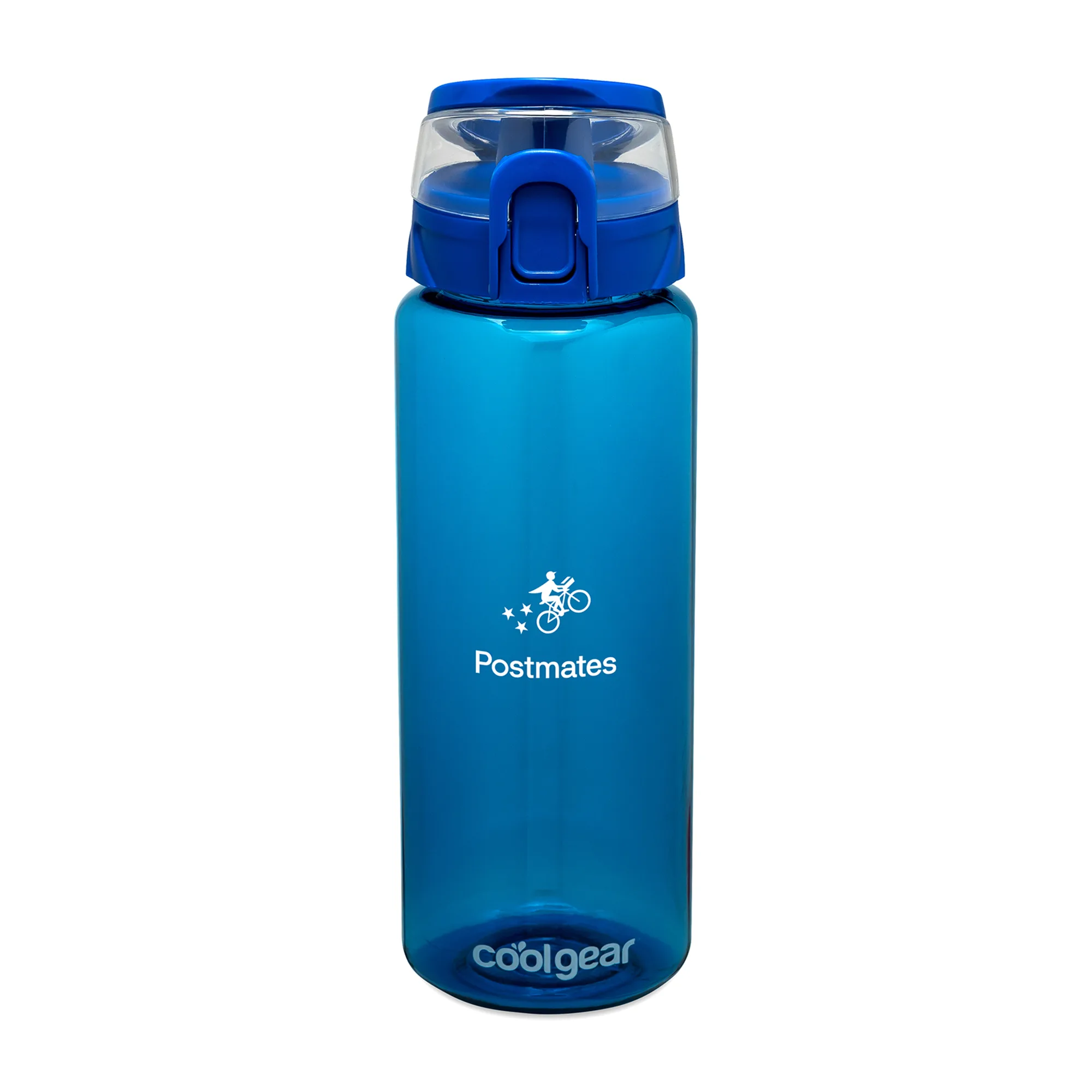 Cool Gear® Cylinder Bottle with Halo Lid - 32 Oz. - Blueberry