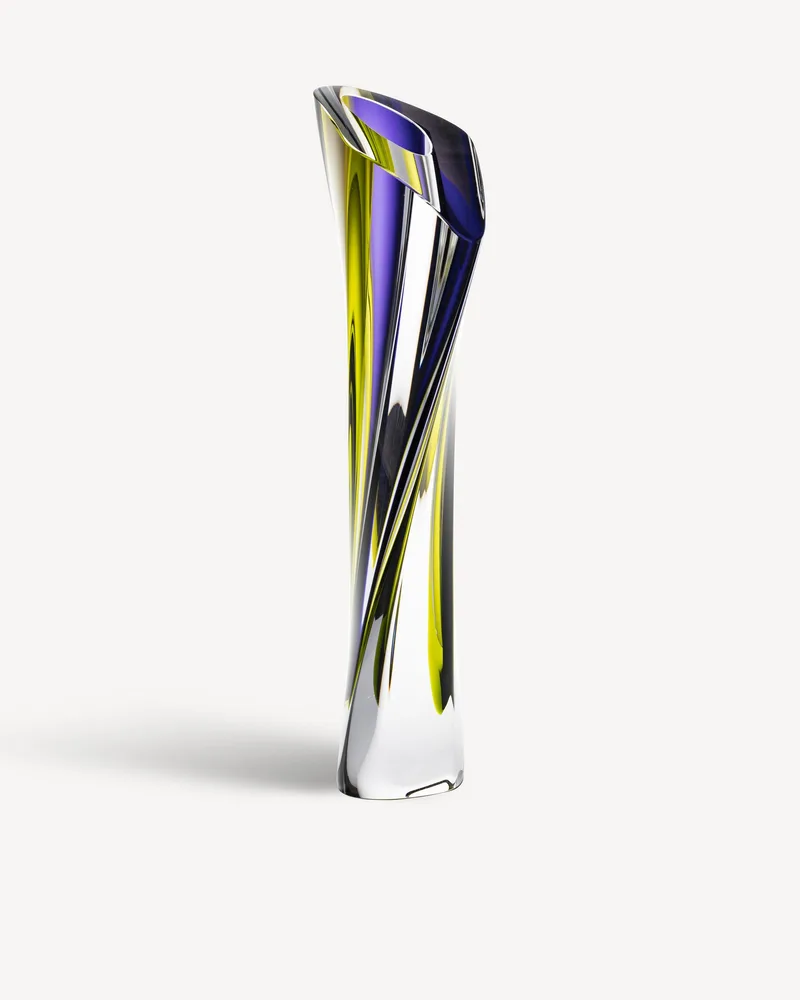 Kosta Boda Saraband Vase Purple/Green
