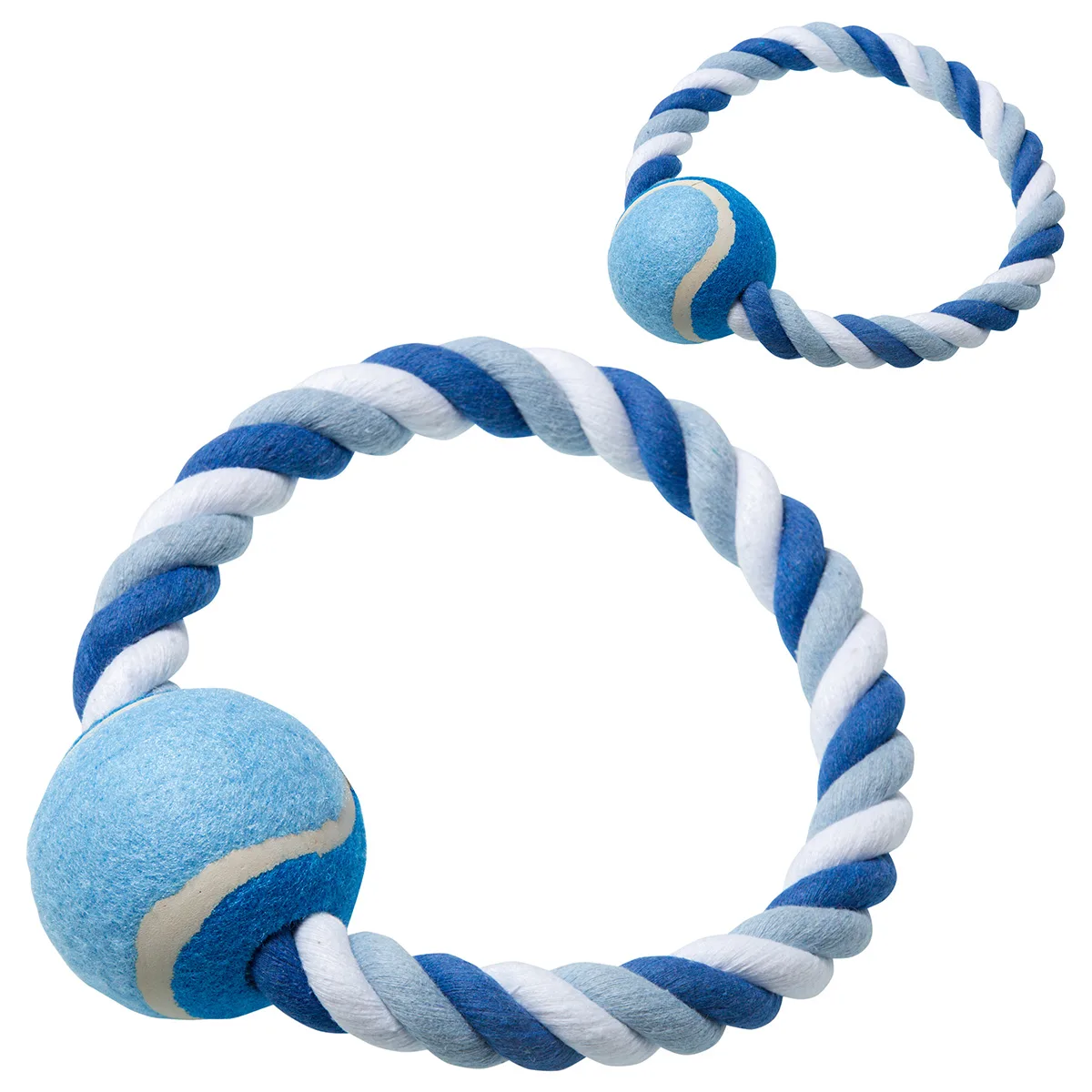Circlet Rope Ring & Ball Pet Toy view 2