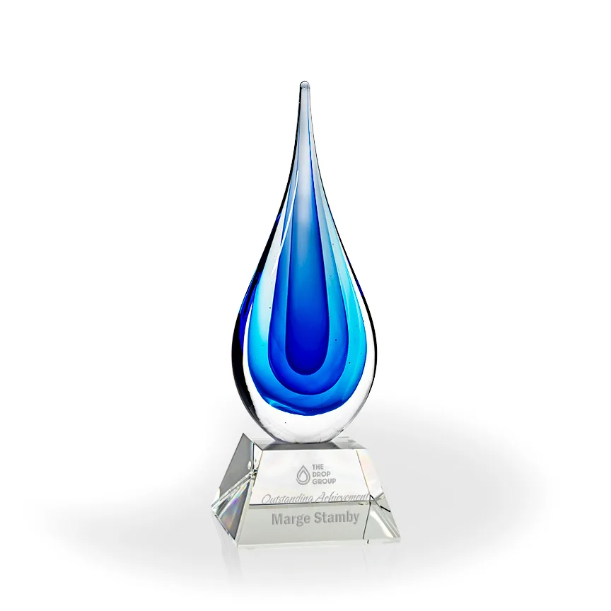 Elston Art Glass Award - Pyramid Base