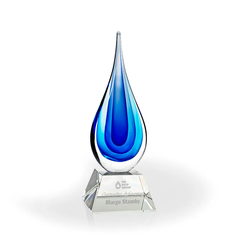 Elston Art Glass Award - Pyramid Base