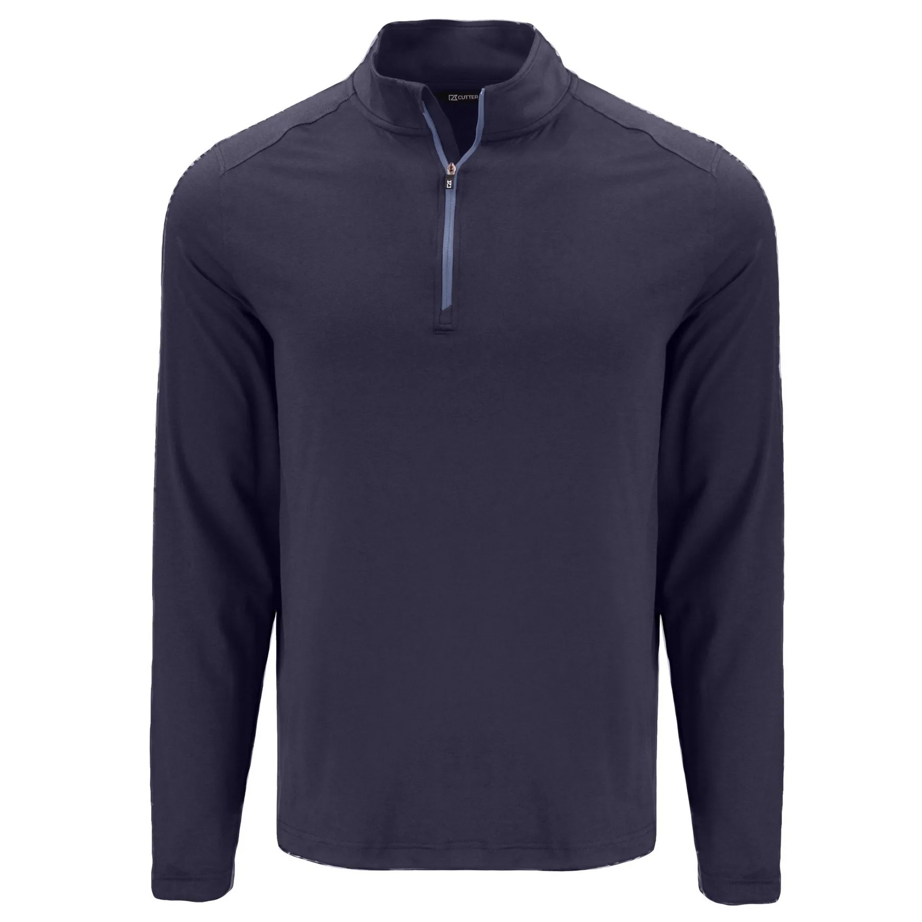 Cutter & Buck Coastline Recycled Double Peached Mens Quarter Zip Pullover view 3