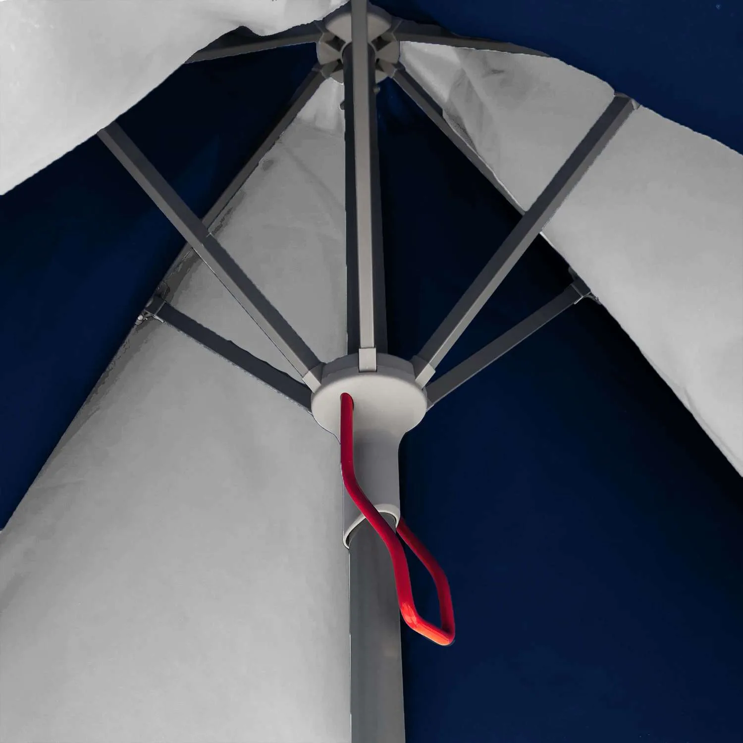 7' E-Z Glide Market Umbrella Kit With Valance (6 Imprints) view 3