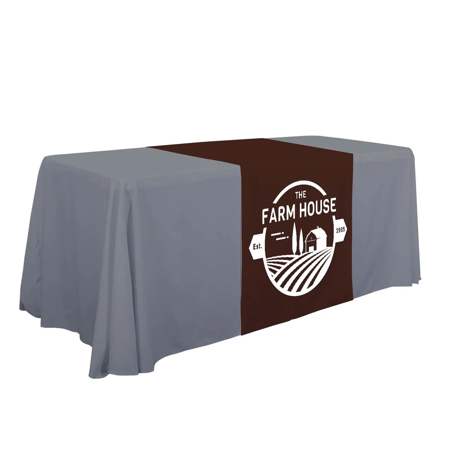 28" Standard Table Runner (Full-Color Front Only) view 7
