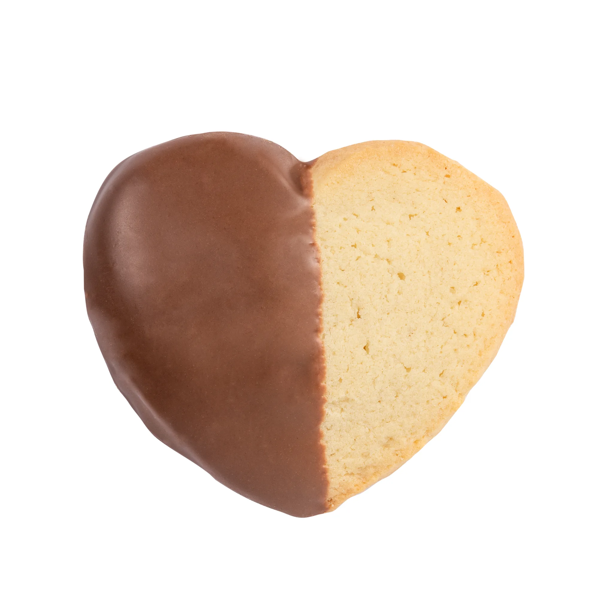 Chocolate Dipped Heart Butter Cookie view 2
