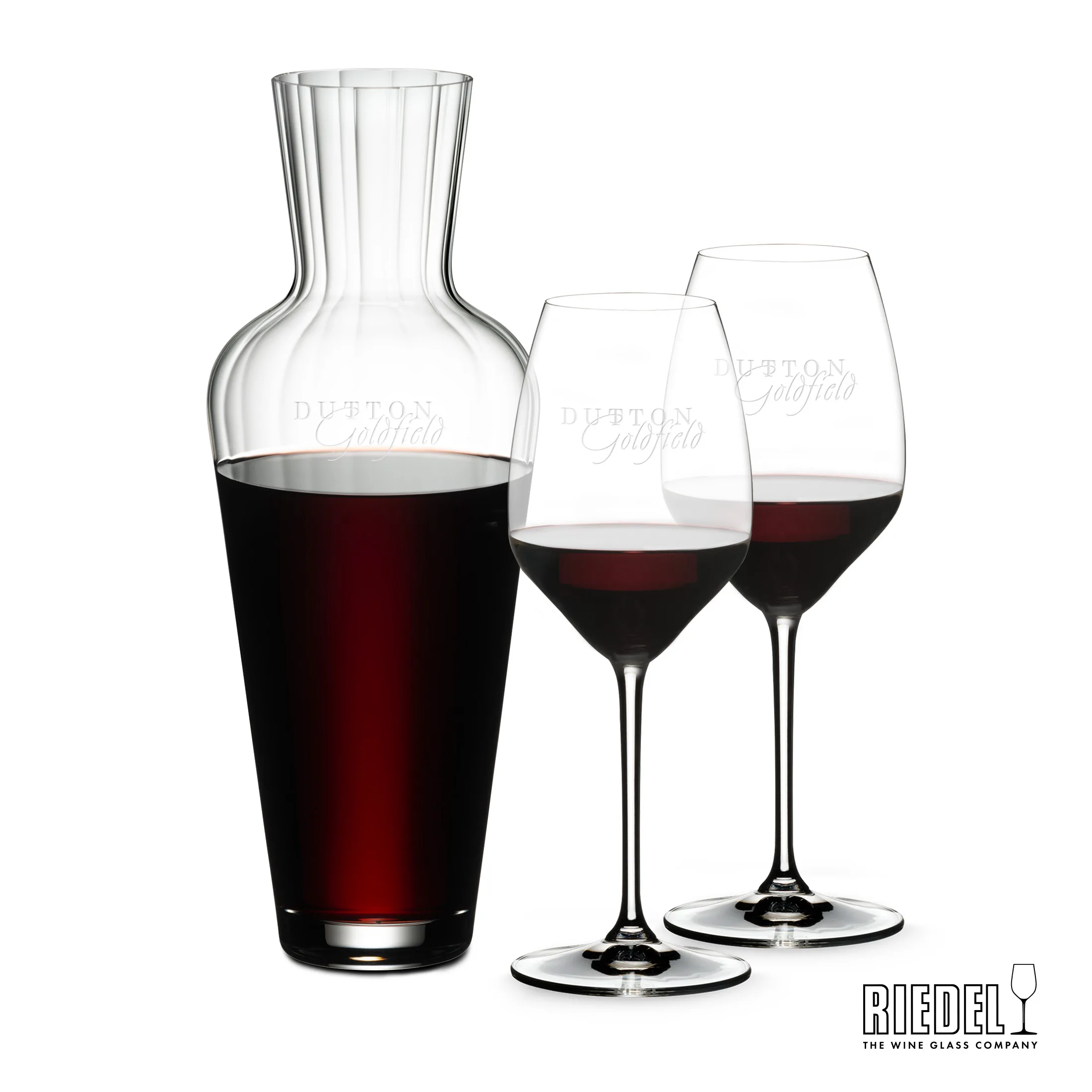 Decanter & 2 Wine