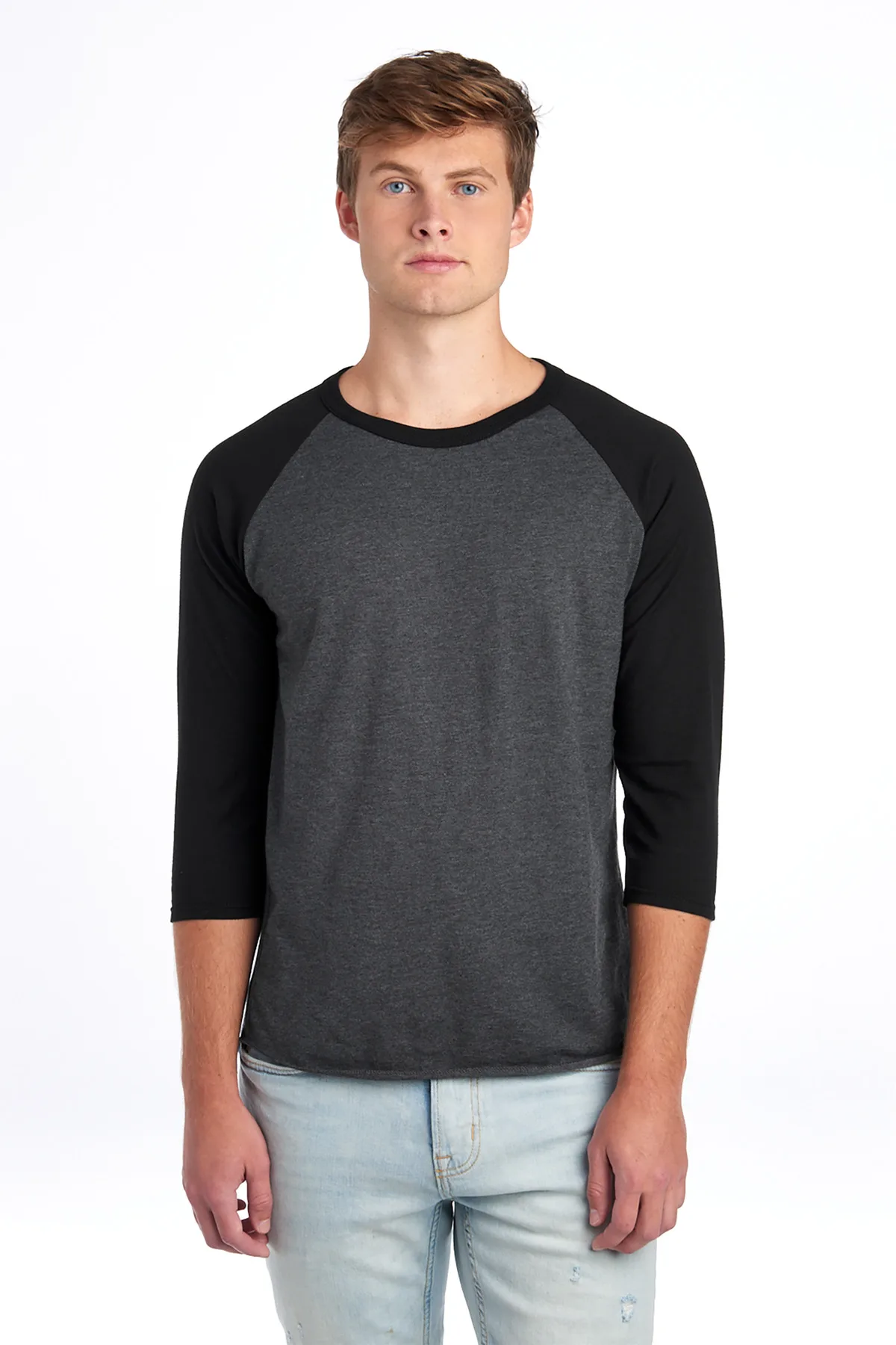 Jerzees® Unisex Premium Blend Combed Ring Spun 3/4-Sleeve Raglan
