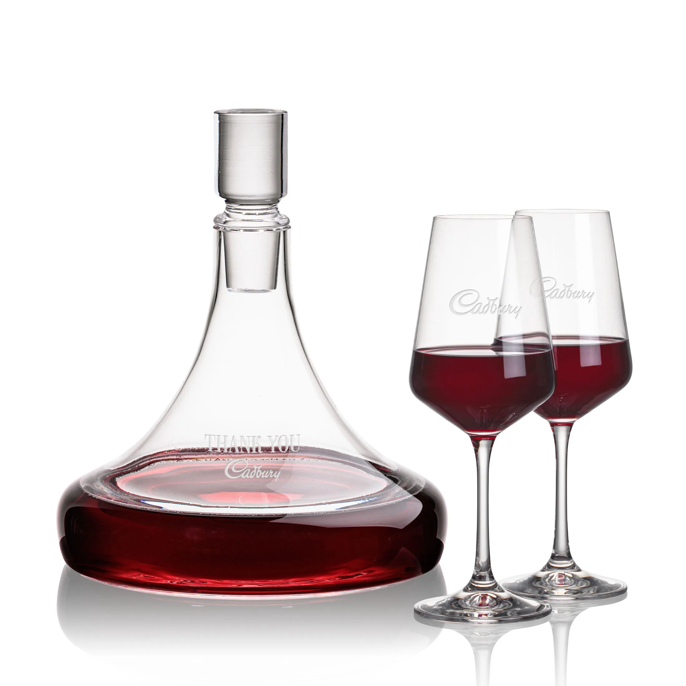 Decanter & 2 Wine