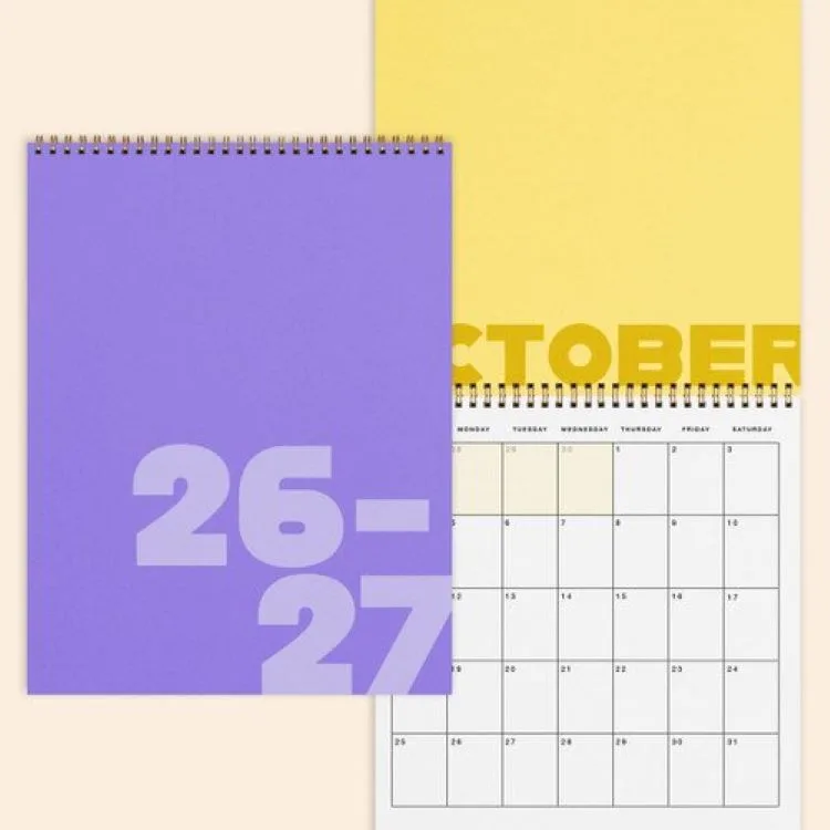 Academic Calendar - Large - Vertical view 2