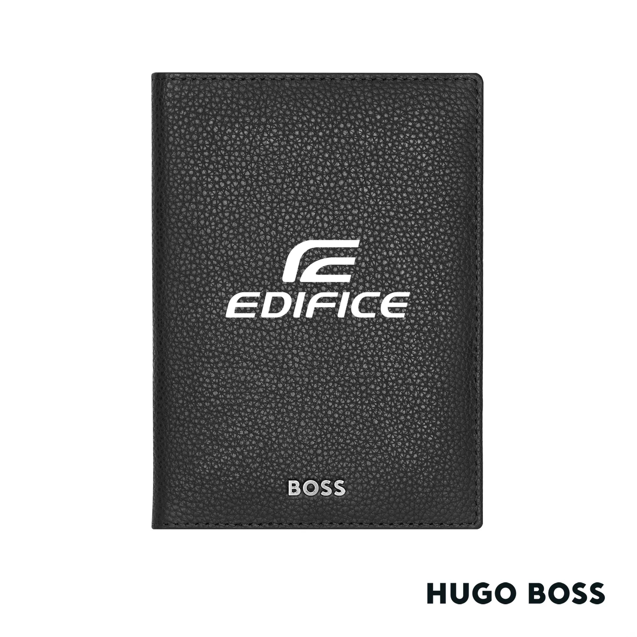 Hugo Boss® Classic Grained Passport Holder — Hugo Boss® Classic Grained Passport Holder