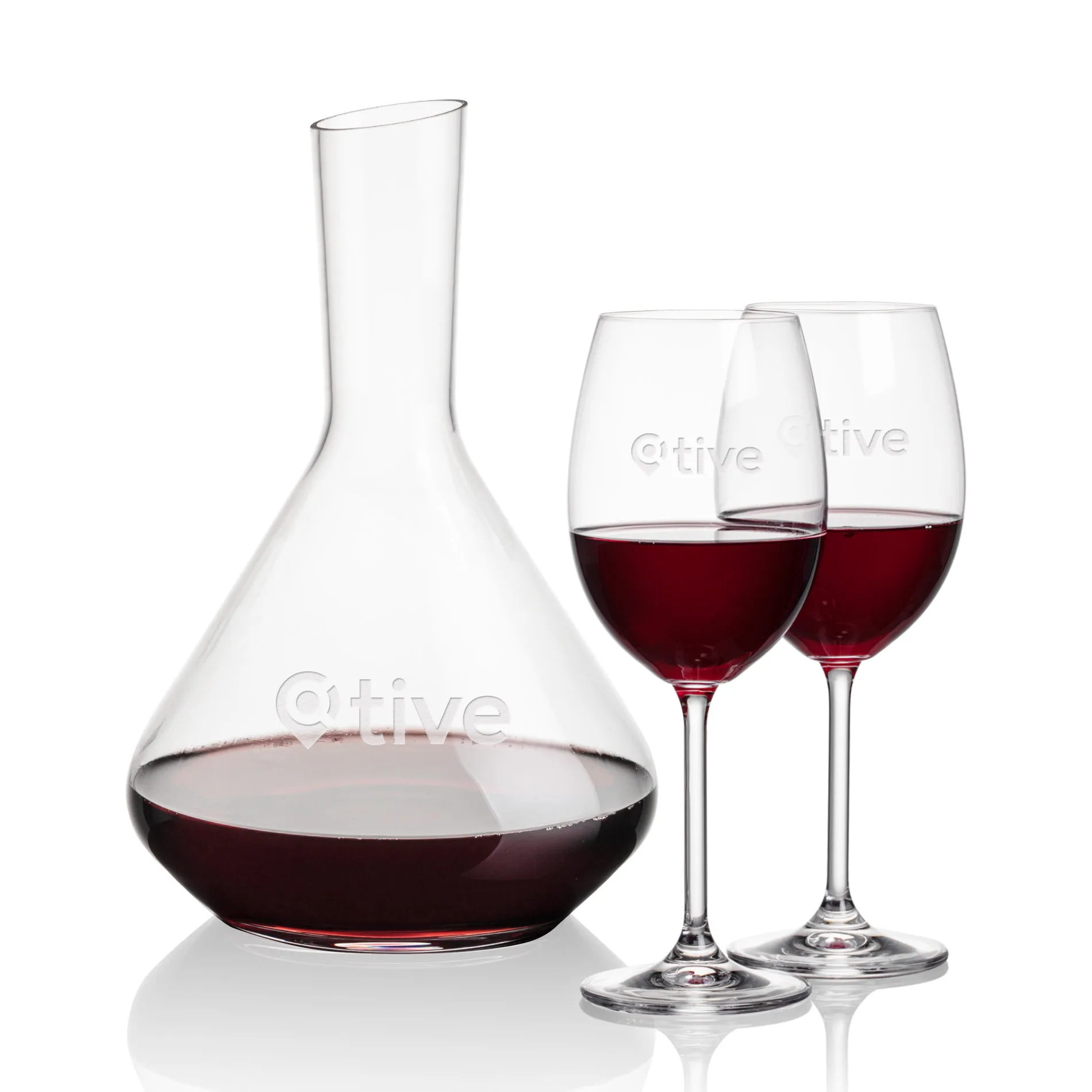 Carafe & 2 Wine