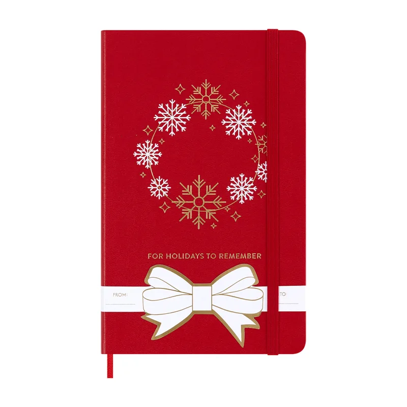 Moleskine® Hard Cover Holiday Notebook Gift Set - Scarlet Red