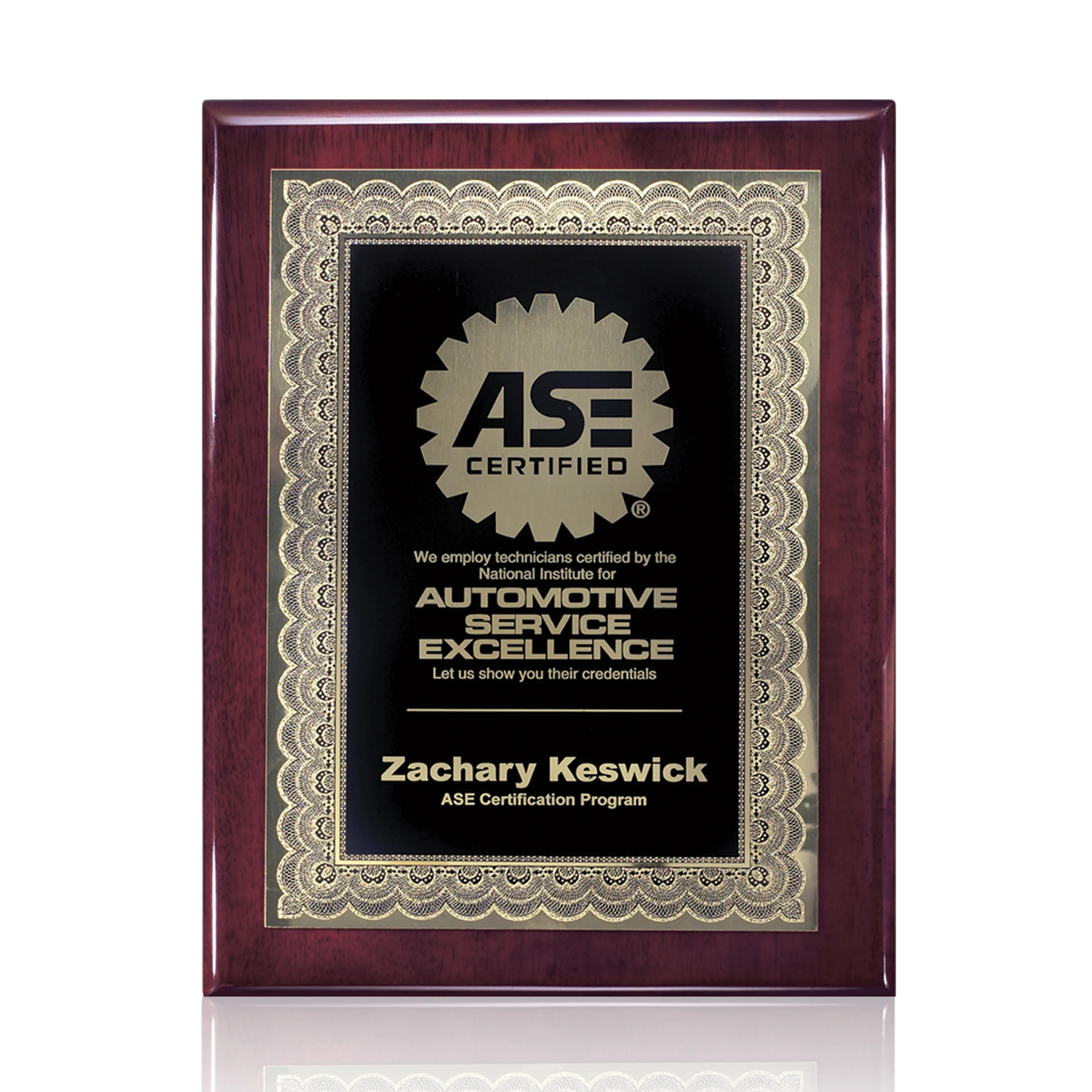 Oakleigh Certificate Plaque — Oakleigh Certificate Plaque