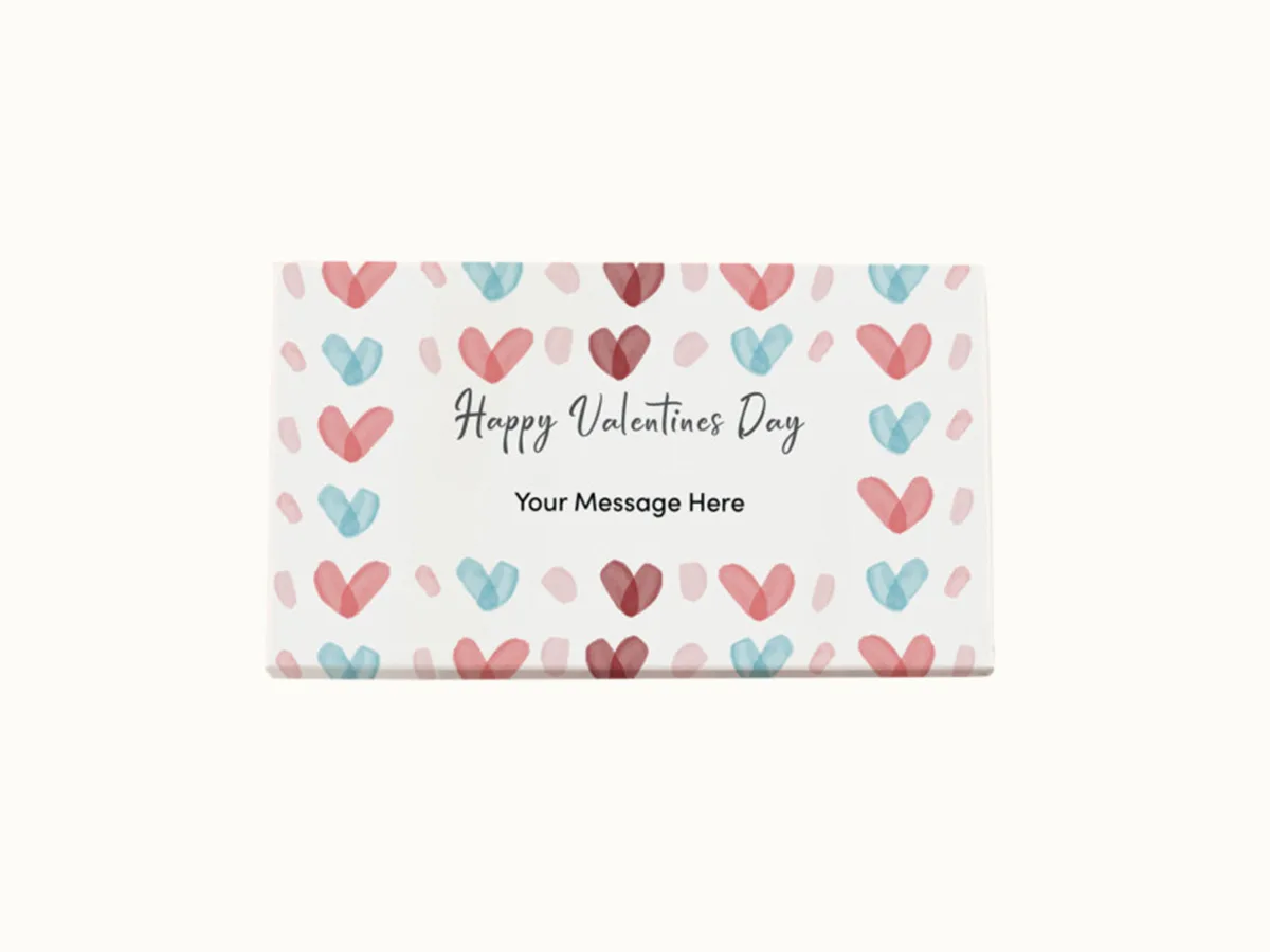 Happy Valentine's Epic 1lb. Chocolate Bar with Personalized Packaging view 2