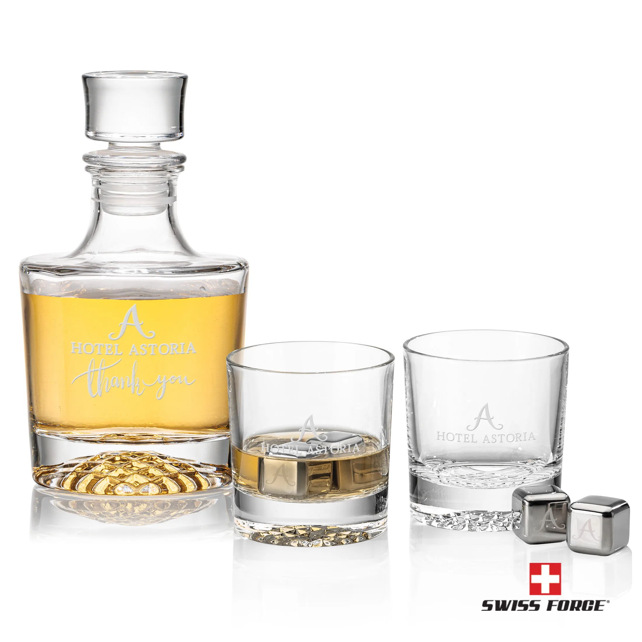 Whiskey Stone Set, Laser Engraving