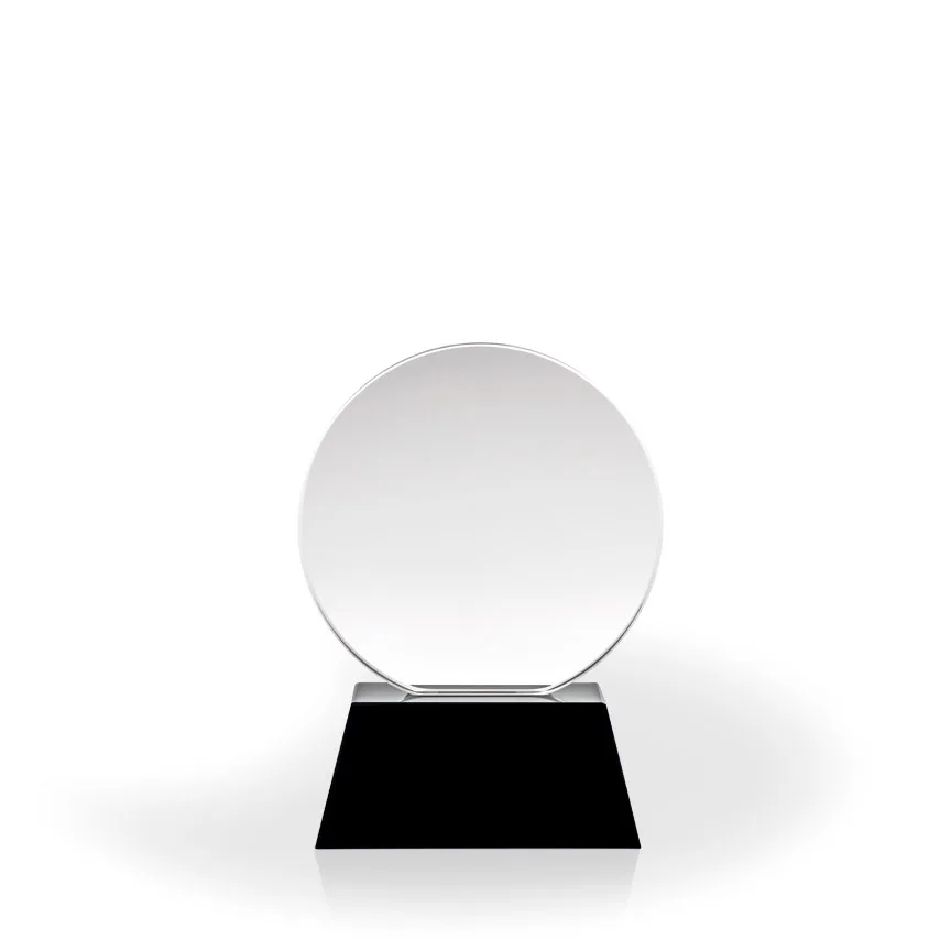 Angelique Clear Circle on Black Base view 2