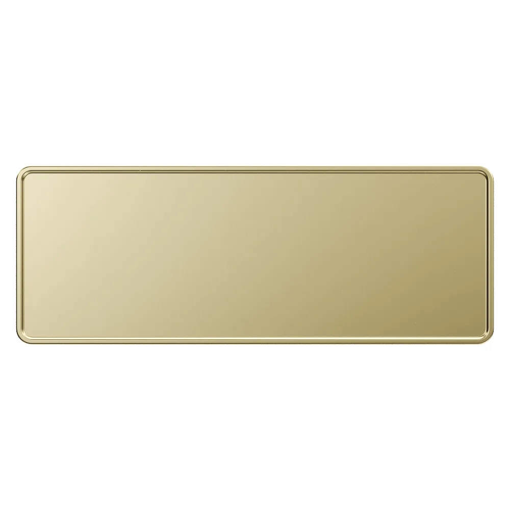 Texture Tone® Shaped Metal Name Badges view 2