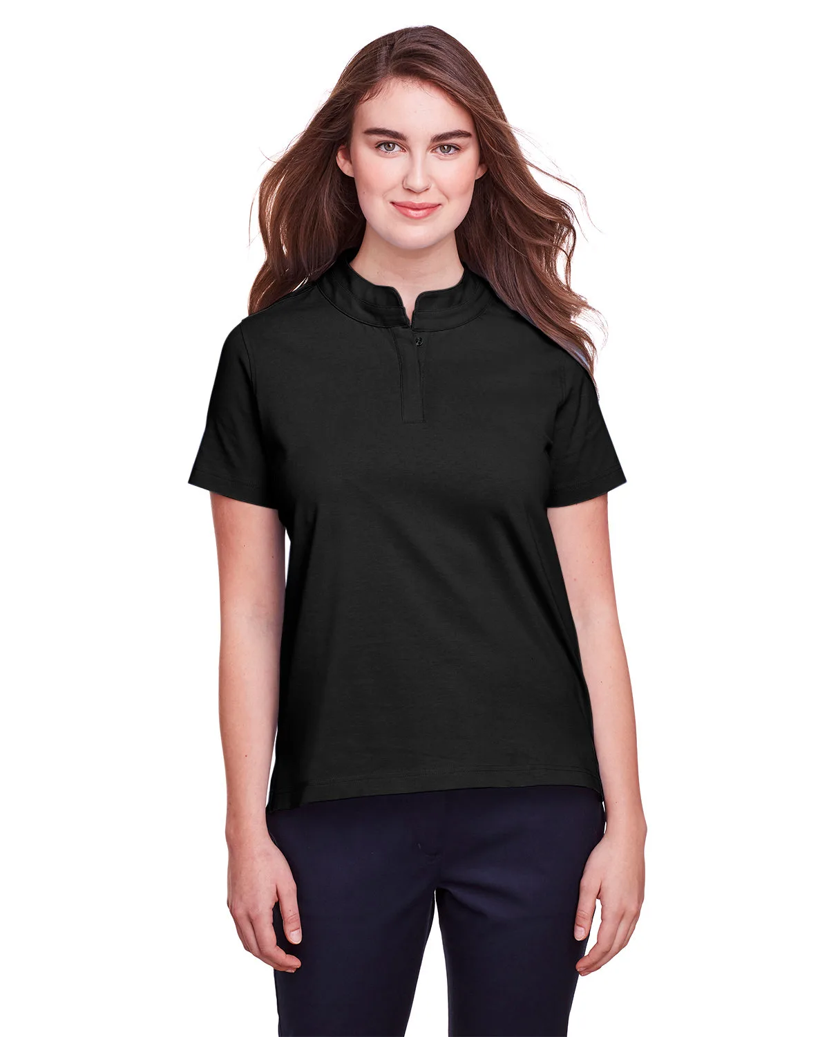 ULTRACLUB Ladies' Lakeshore Stretch Cotton Performance Polo