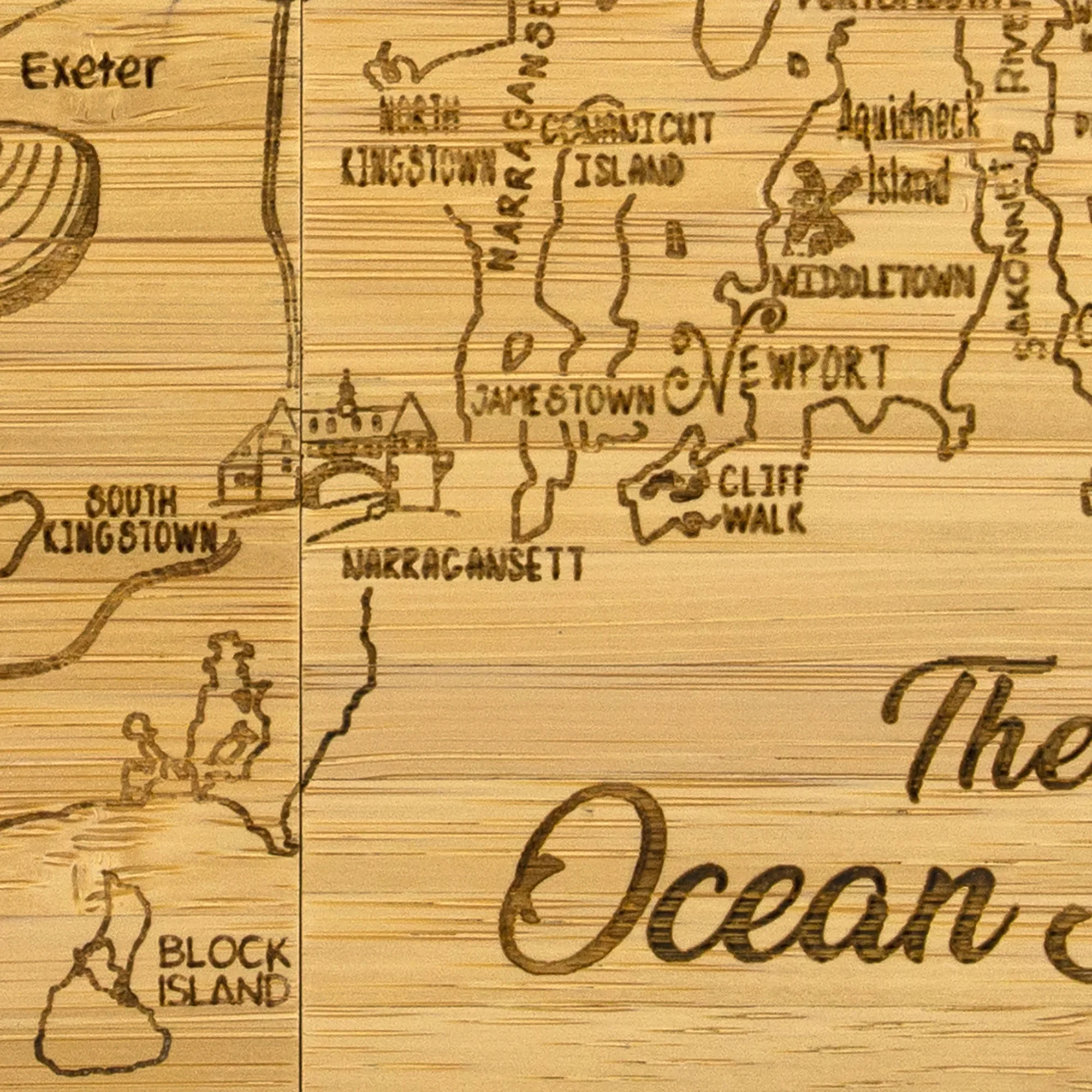 Rhode Island Puzzle Coaster Set view 5