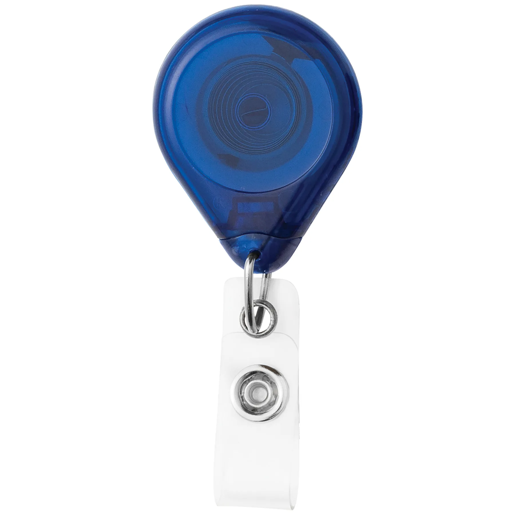 Translucent D-Bak Retractable Badge Reel - Translucent view 2