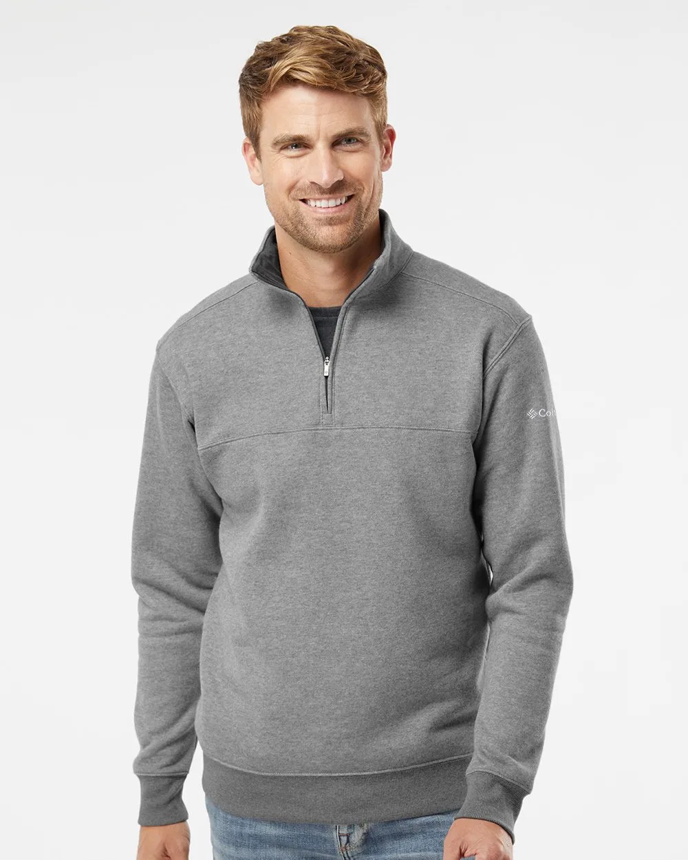Columbia® Men's Hart Mountain™ II Half-Zip Pullover view 2