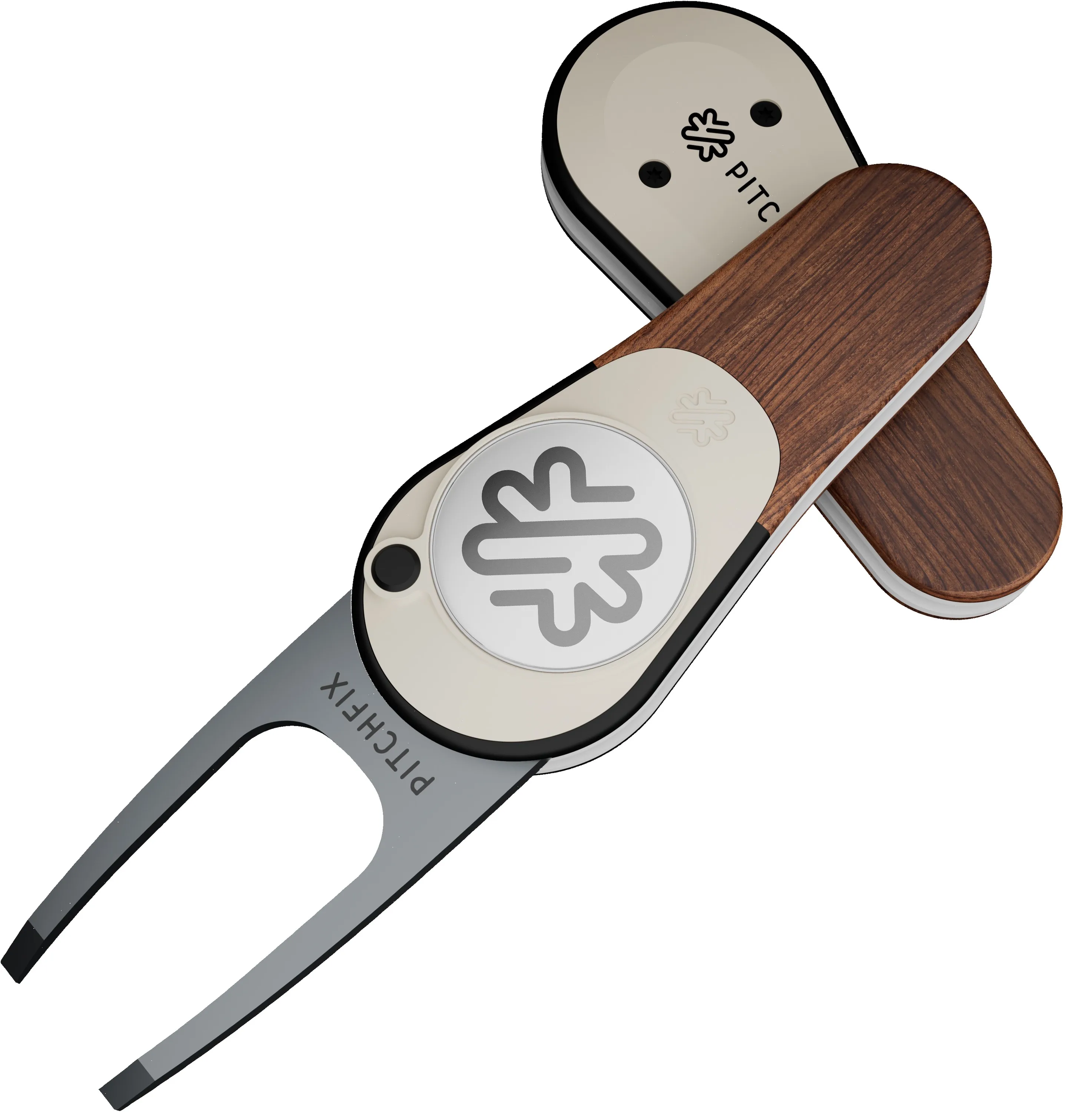 Pitchfix® Woodie Golf Divot Tool view 5
