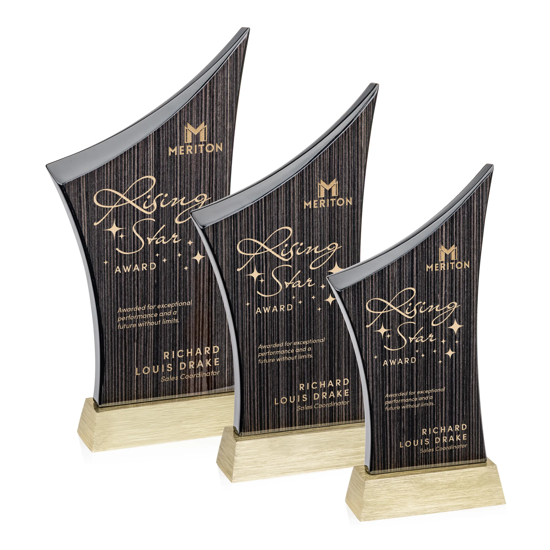Laser Engraving & 1 Color, Gold