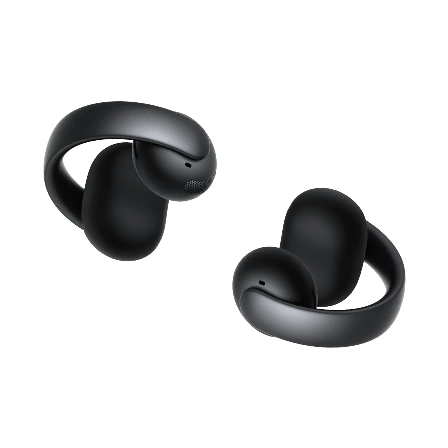 soundcore AeroClip Open-Ear Clip-On Earbuds - Midnight Black